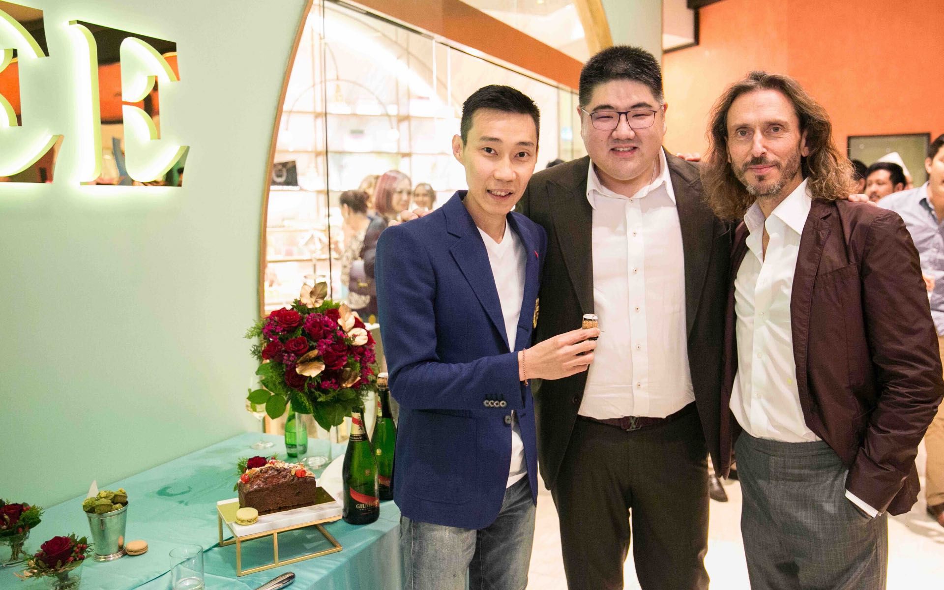 Datuk Wira Lee Chong Wei, Datuk Seri Edmund Ong and David Holder