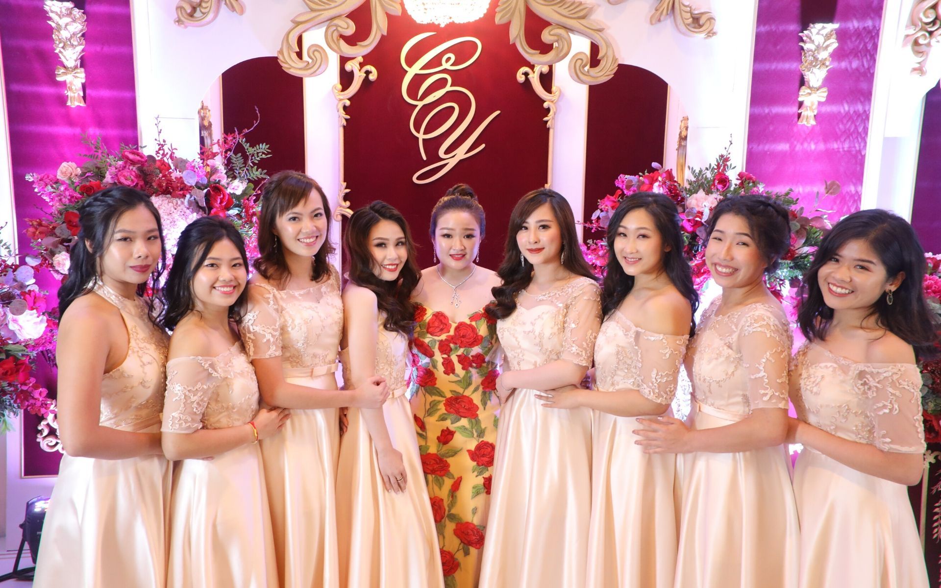 Xiu Li Yap, Jessica Yap, Natalie Hui, Tiffany Lee, Cheryll Lee, Janice Tan, Stephanie Ng, Gloria Tan and Louisa Lim