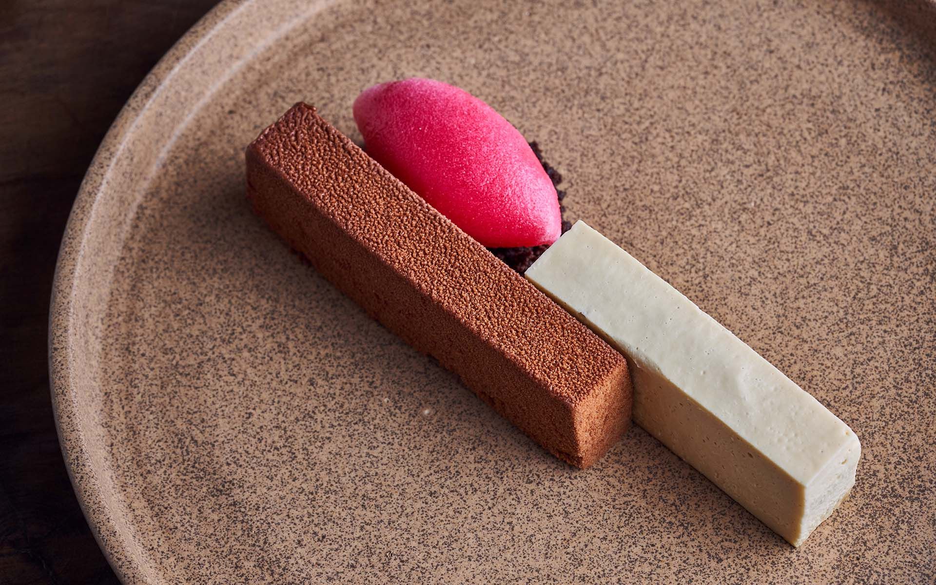 Pahang single origin 70% dark chocolate foie gras. Photo: ATAS Modern Malaysian Eatery