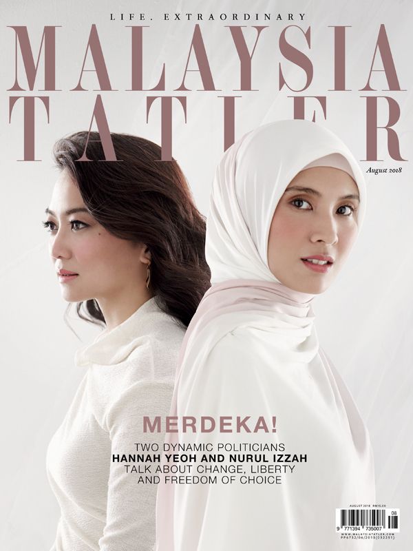 August 2018: Our Merdeka issue of 2018 came in the wake of the historic events following Malaysia's 14th general election. We spoke with Hannah Yeoh and Nurul Izzah Anwar to hear their hopes for Malaysia's future. (Photo: Kim Mun)