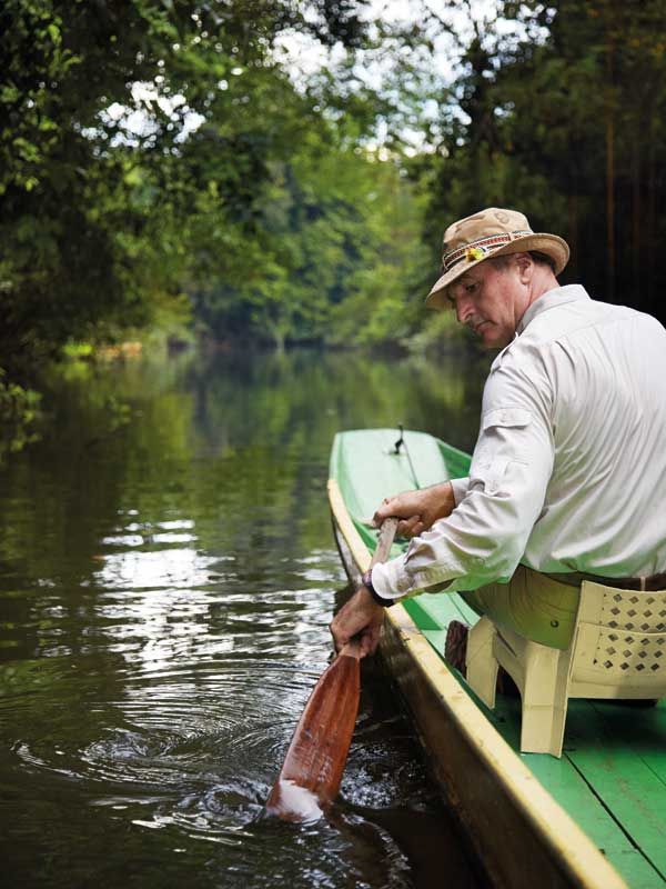 The Australia-born entrepreneur and avid conservationist spoke of the challenges and triumphs of transforming Mulu into a world-class tourism destination. (Photo: Allan Casal)