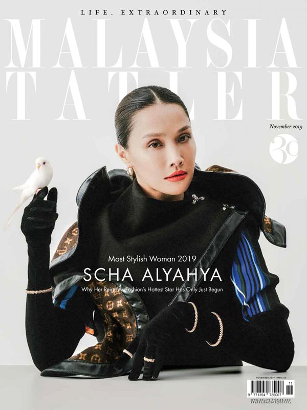 November 2019: Malaysia Tatler's Most Stylish Woman of 2019 Scha Alyahya tells us her story, from growing up in a small town in Kedah to becoming the style superstar she is today. (Photo: Nelson Chong)