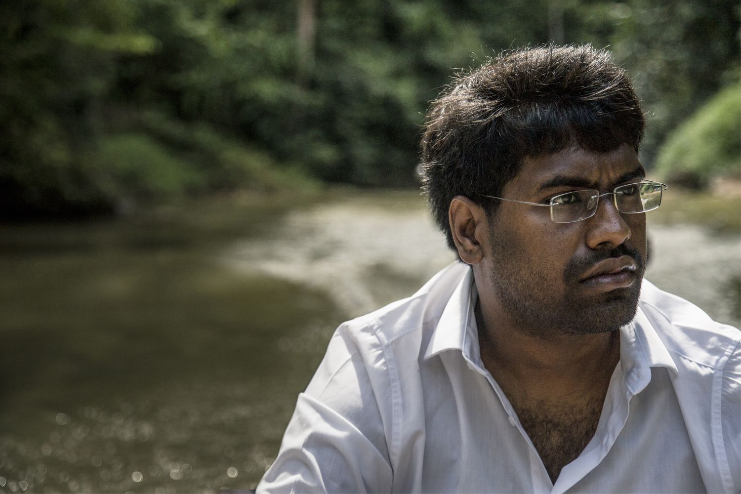 For this shoot, the Tatler crew followed Ganesh on a 4-day trip into the jungle of Sarawak to set up water filtration systems in the Rumah Garie longhouse. (Photo: Shaffiq Farhan)