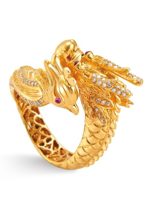 Dragon & Phoenix rings. (Photo: DeGem)