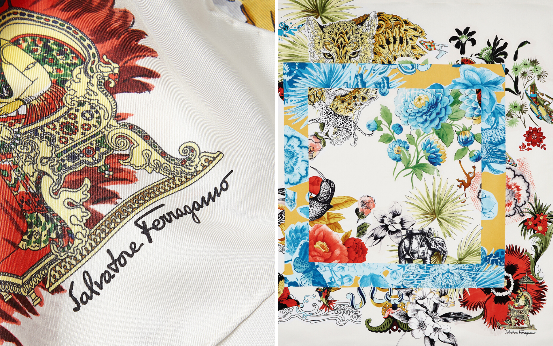 Salvatore Ferragamo Presents Magic Of Print Capsule Silk