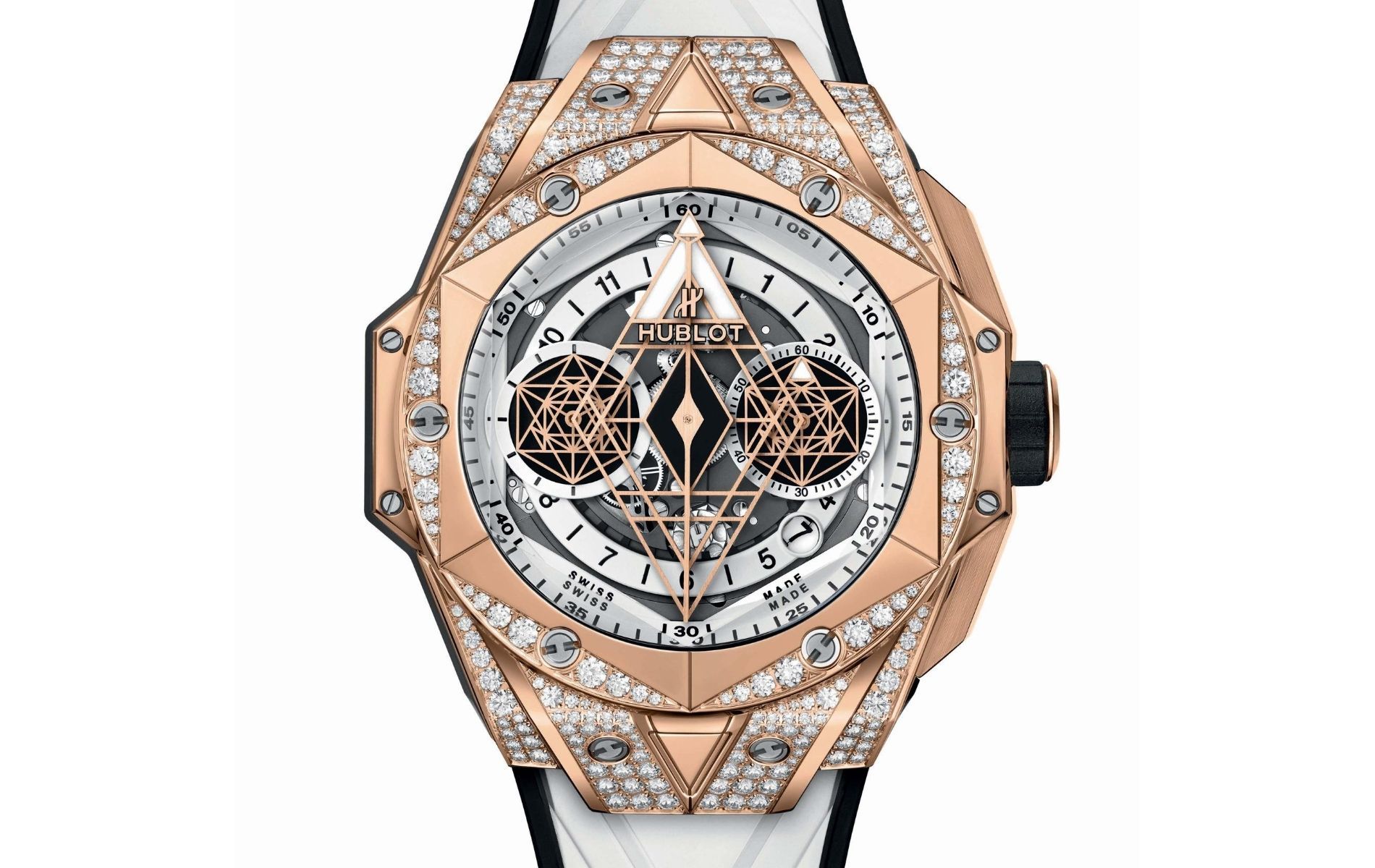 Some models of the King Gold model are set with diamonds