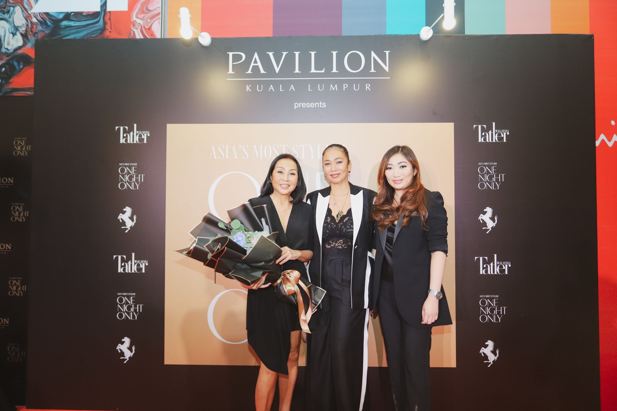 Dato' Farah Khan, Geraldine Beh and Shanen Lau