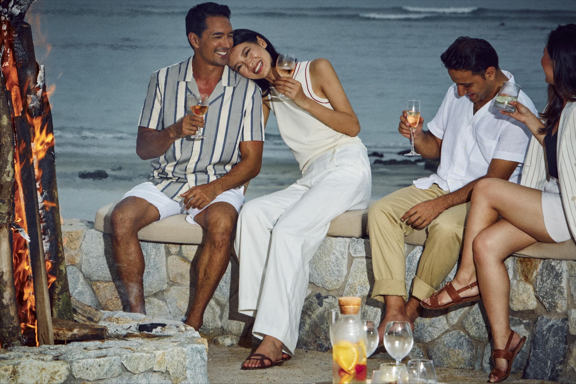 Enjoy a festive bonfire with your loved ones (Photo: One&Only Desaru Coast)