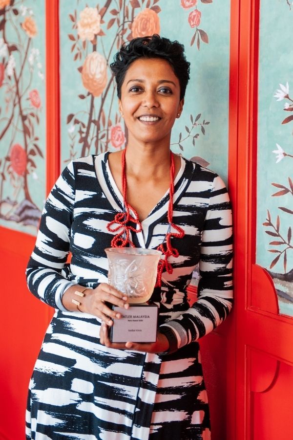 Sasibai Kimis and her Tatler's Hero Award