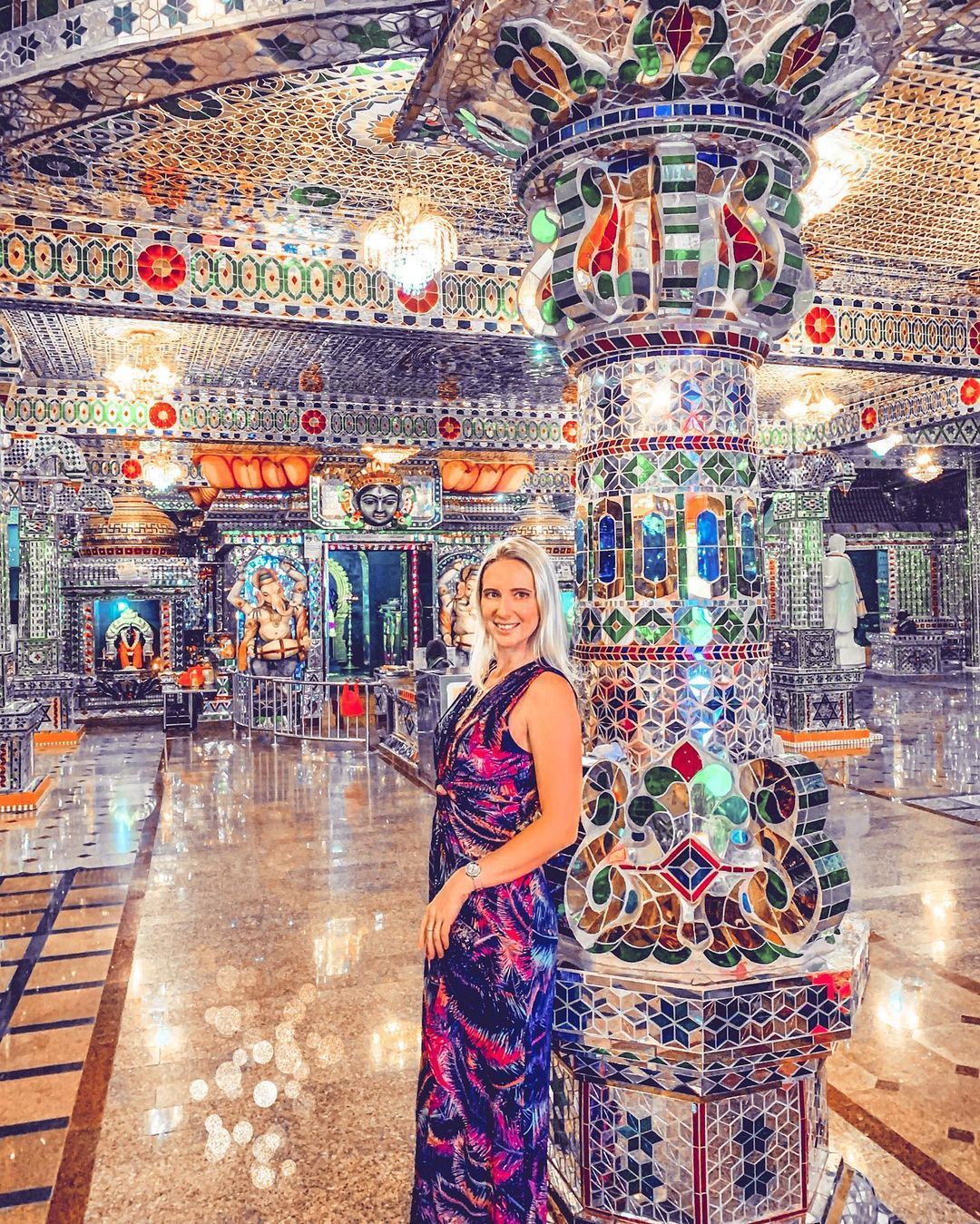 The Arulmigu Sri Rajakaliamman Glass Temple, also known as the Tebrau Glass Temple in Johor is Malaysia's only glass temple. (Photo: @malaysiatopfive/Instagram)