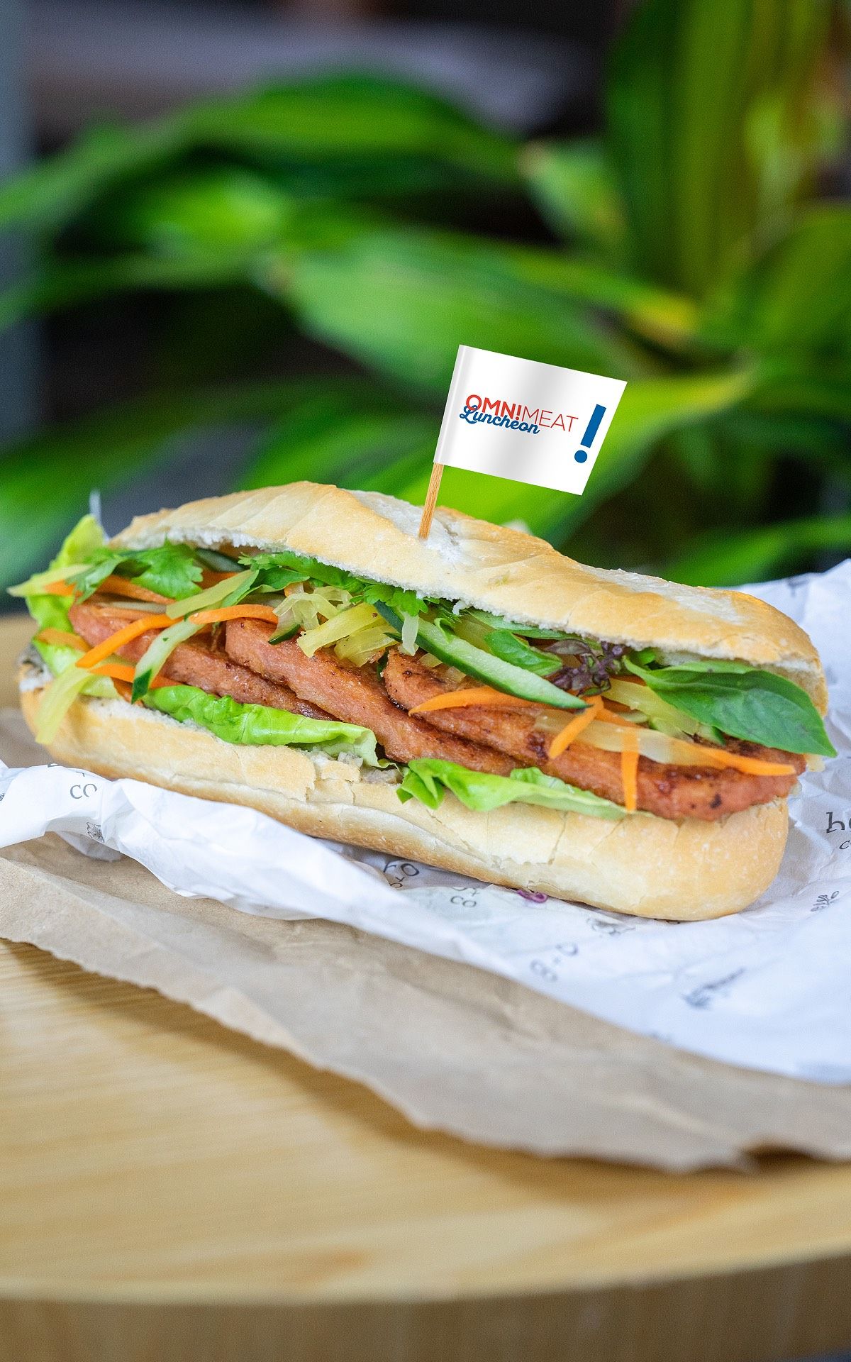 OmniMeat Luncheon Bánh Mì (Photo: Botanica + Co)