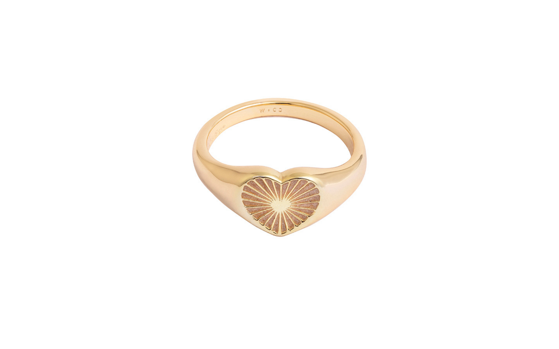 Honor Heart Mantra Ring
