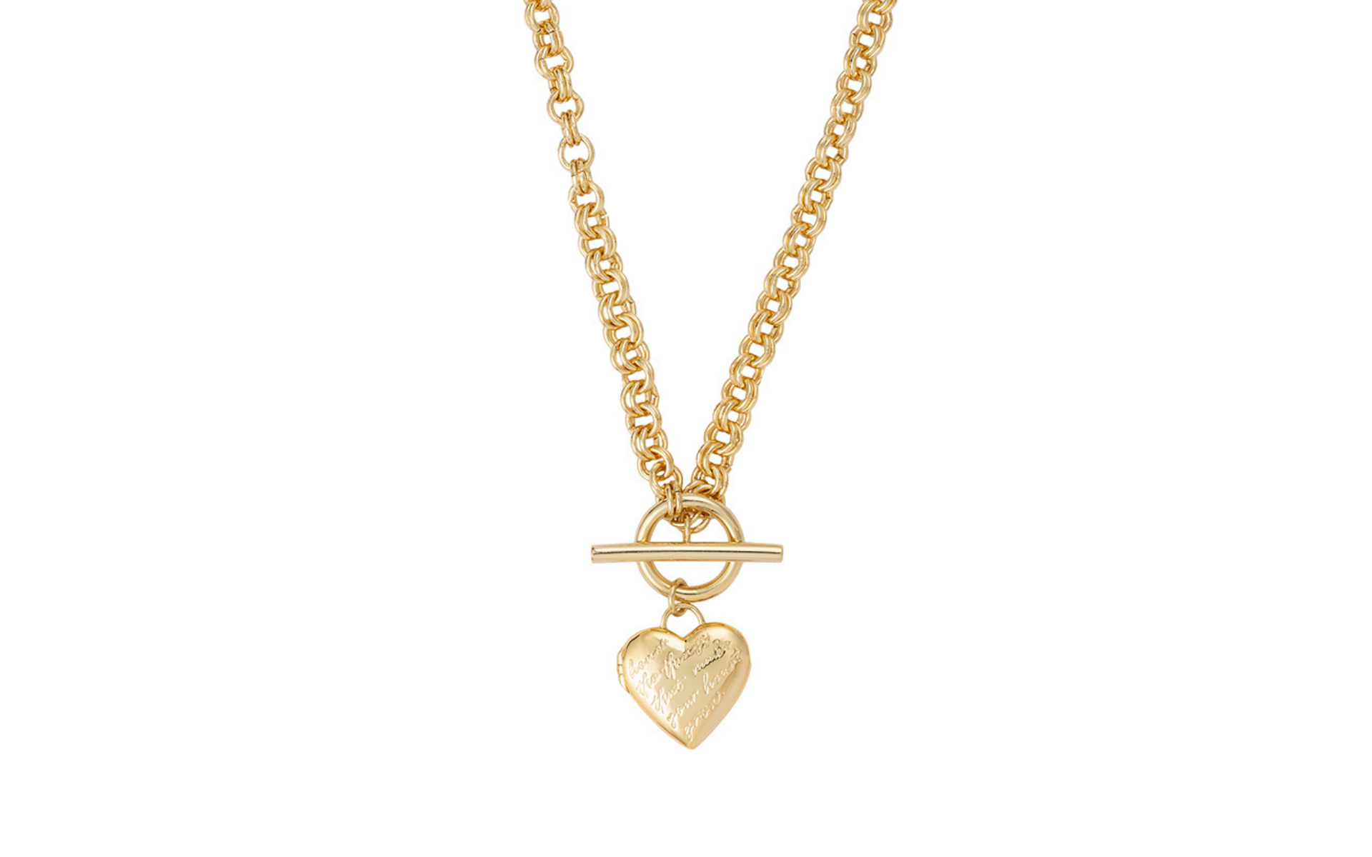 Honor Heart Mantra Necklace