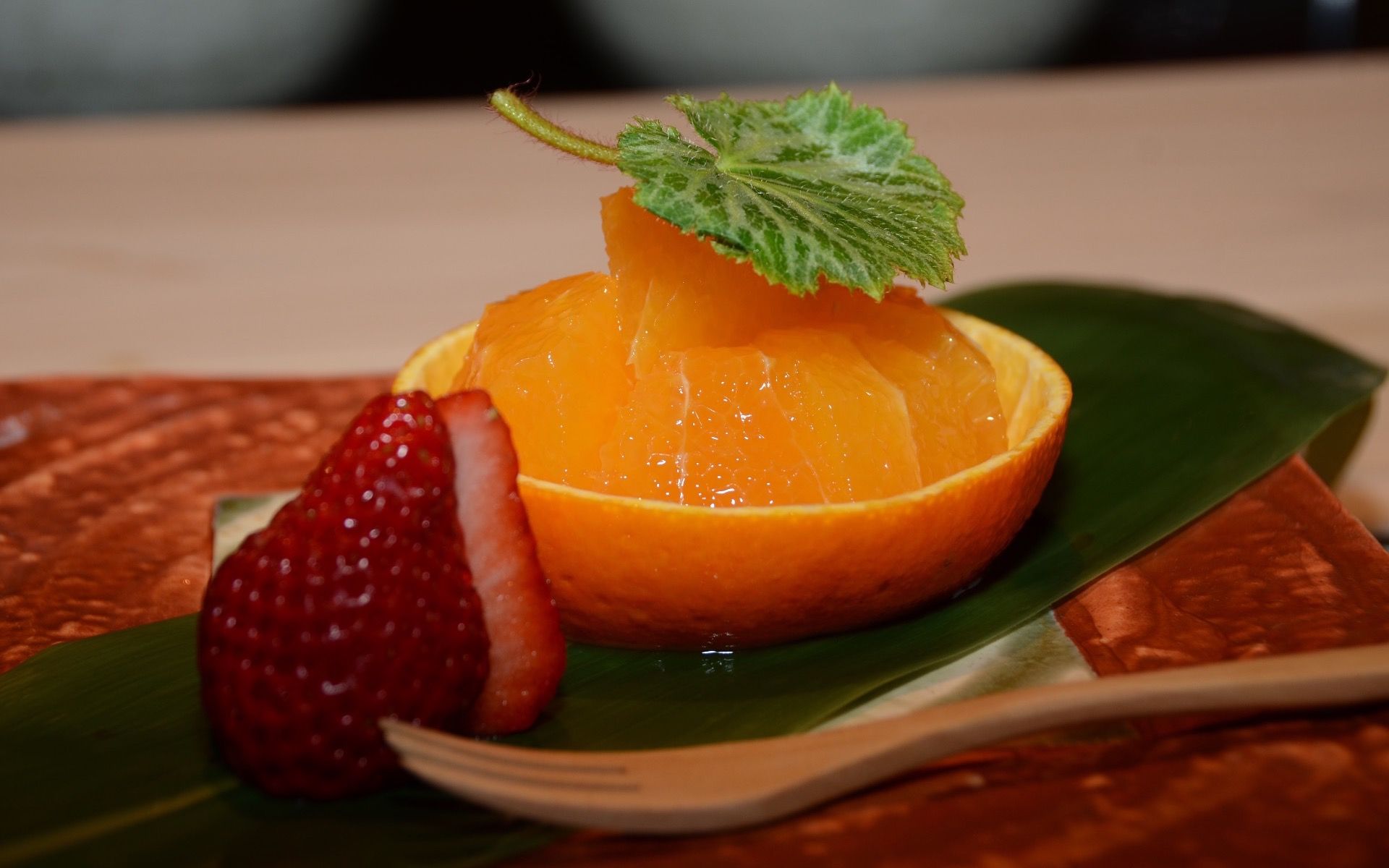 Seasonal Amakusa Orange and Ichigo