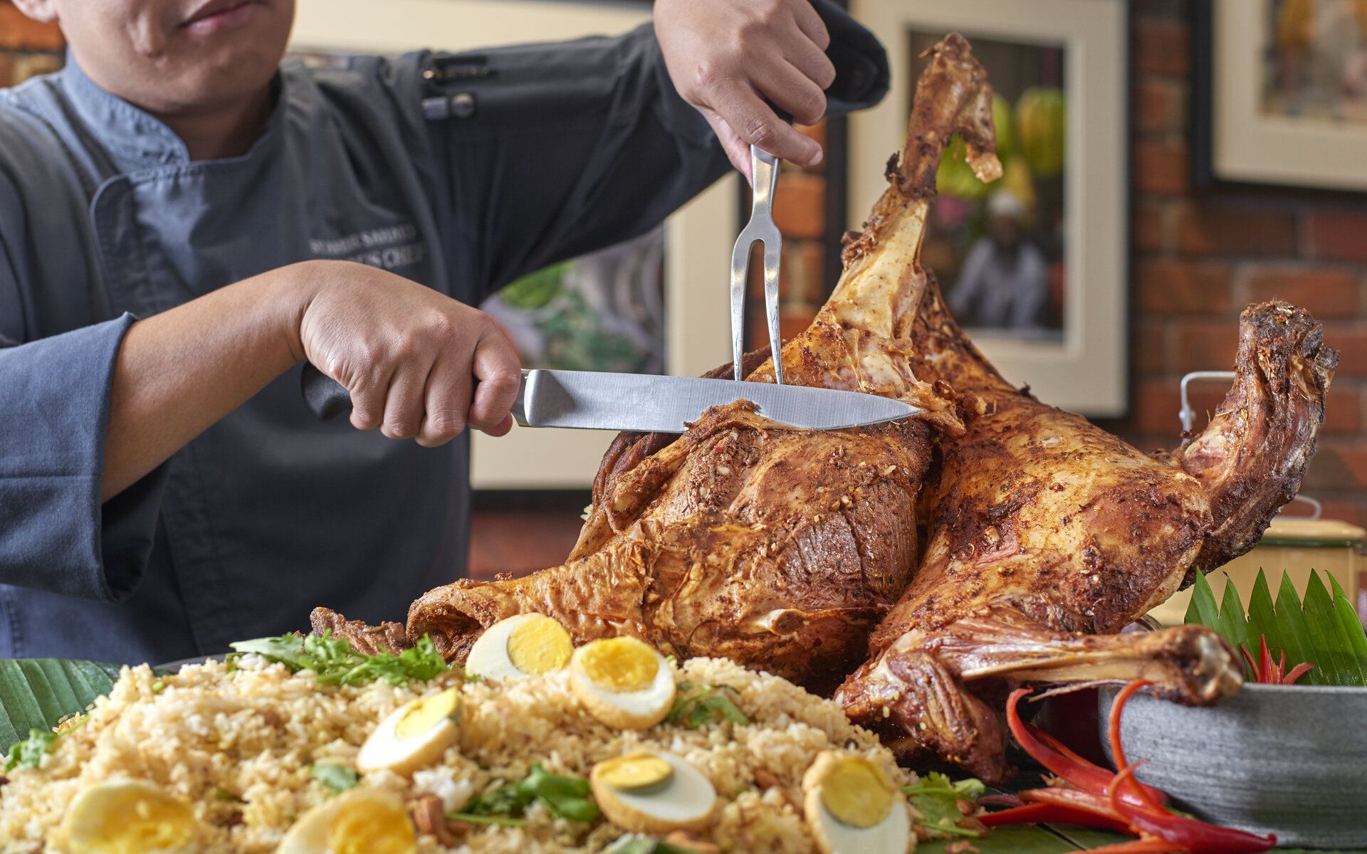 Cumin Slow-Roasted Whole Lamb (Photo: Four Points Chinatown)