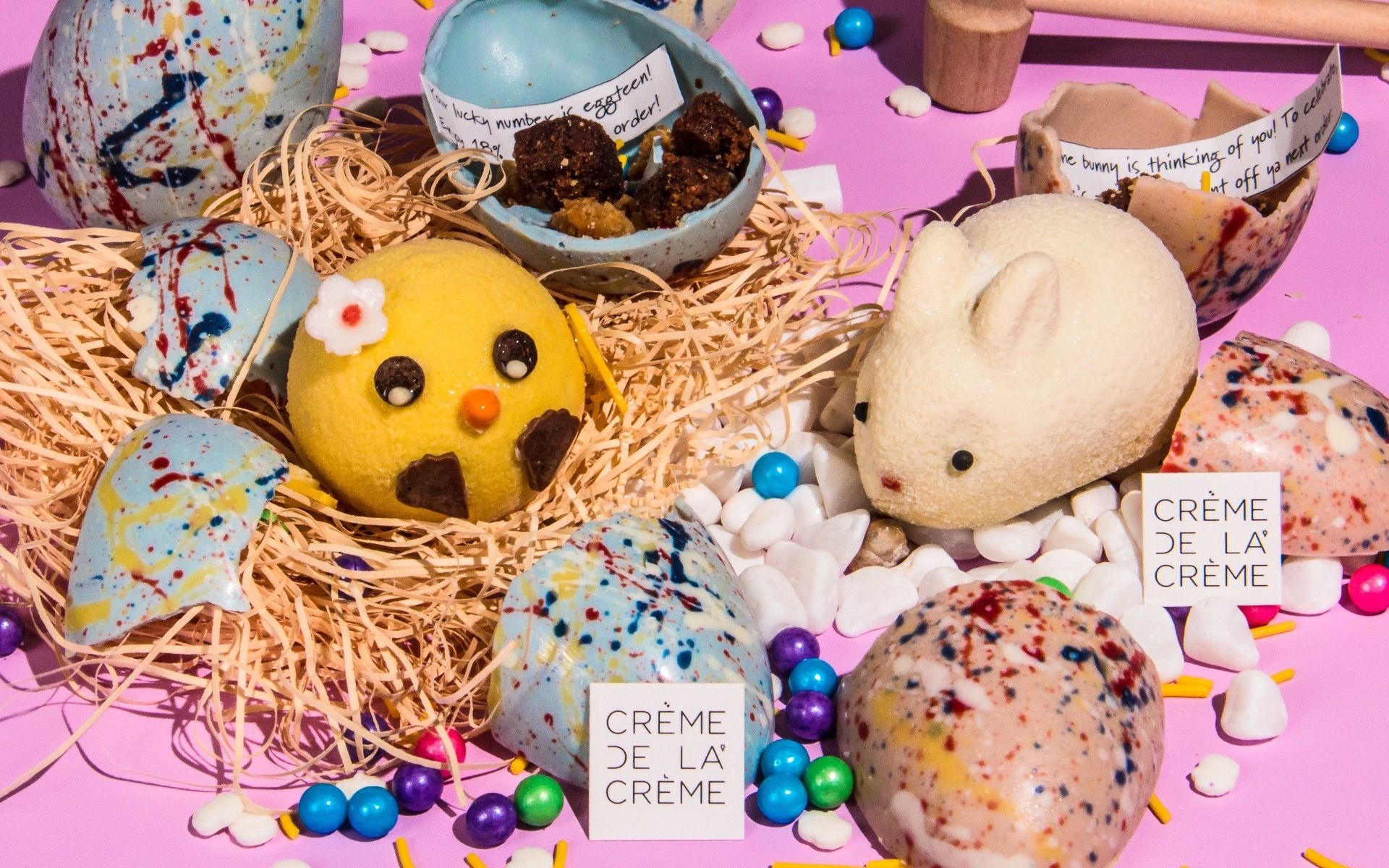Eggs-tra WOW Easter Eggs (Photo: Crème de la Crème)