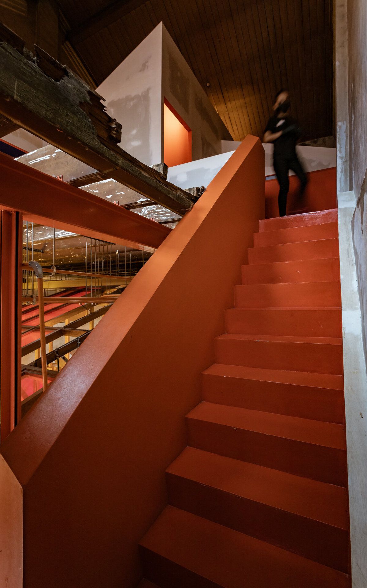 Orange Staircase at Licky Chan