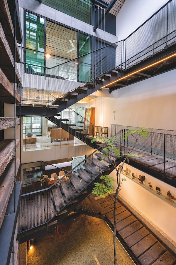 Floating staircases are a jaw-dropping feature