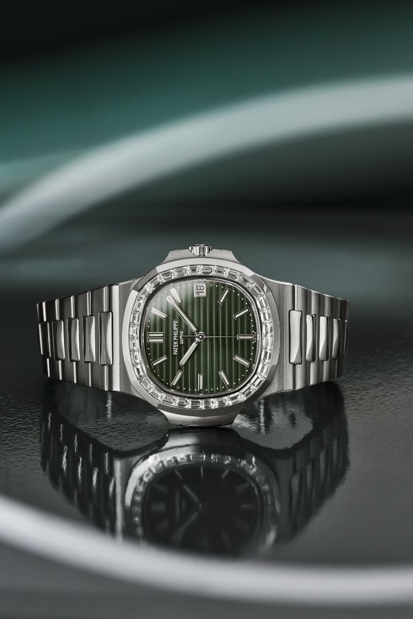 Nautilus 5711 with baguette diamonds