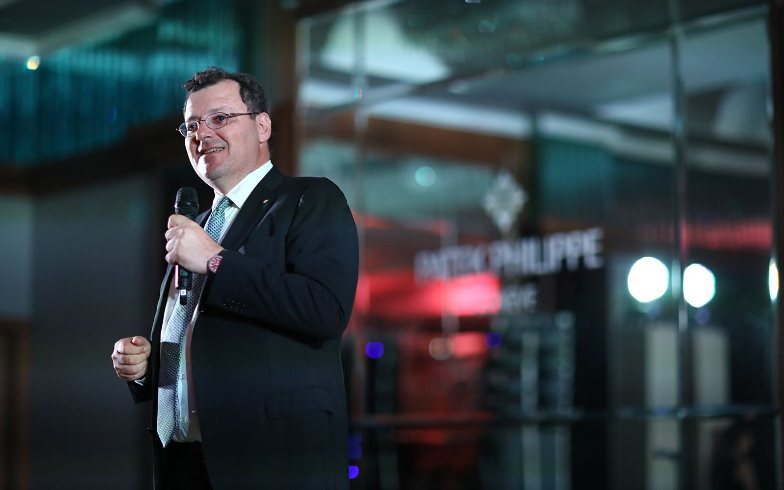 Thierry Stern at a dinner to celebrate the opening of the Patek Philippe boutique in Suria KLCC in 2017