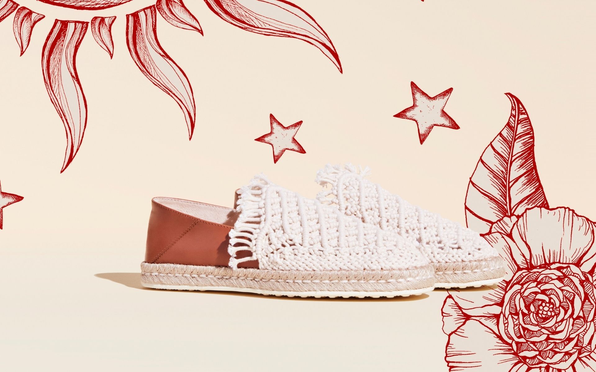 Macramé espadrilles