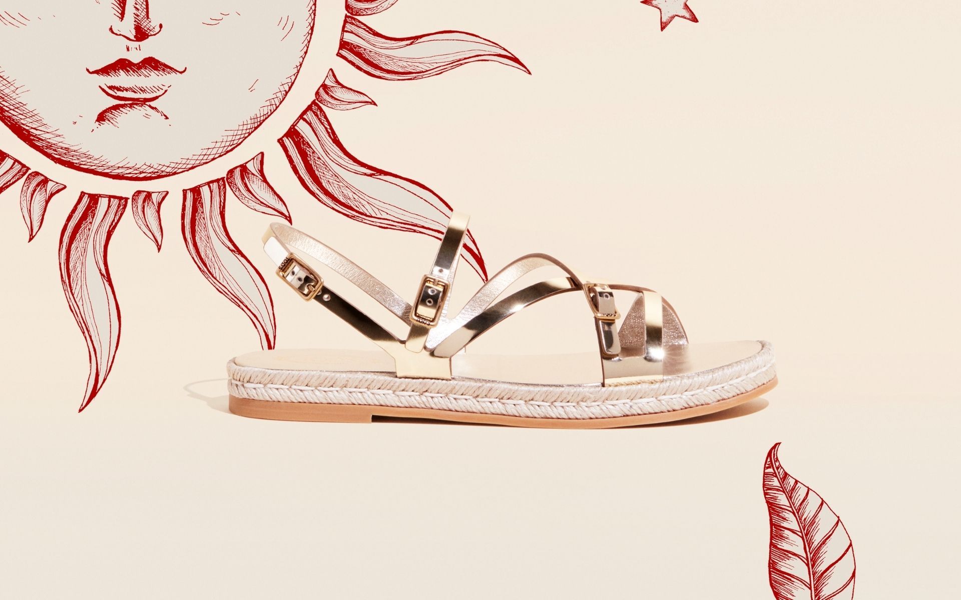 Macramé sandals