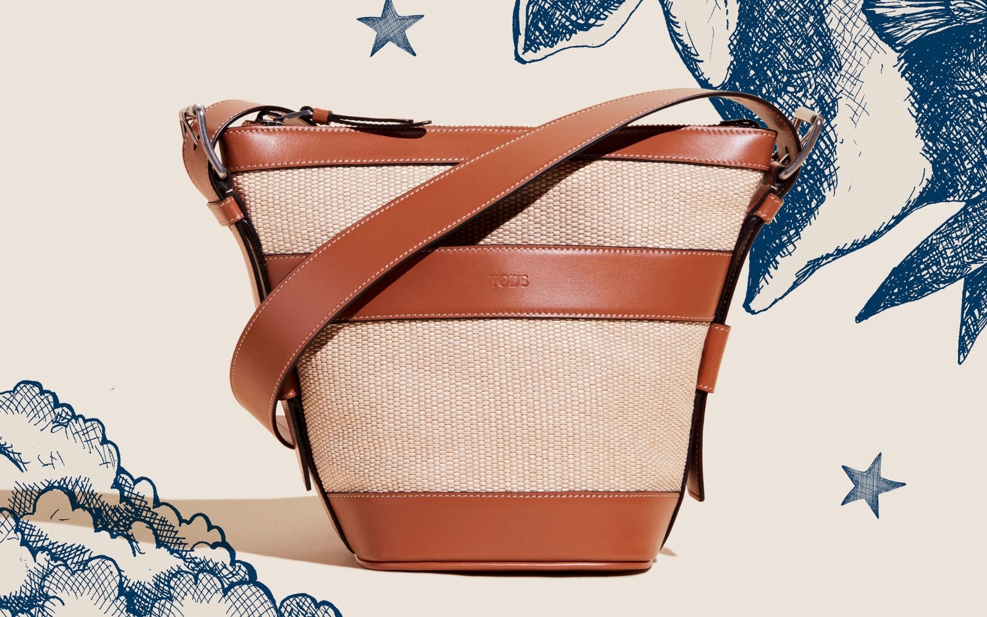 Tod's leather bucket bag