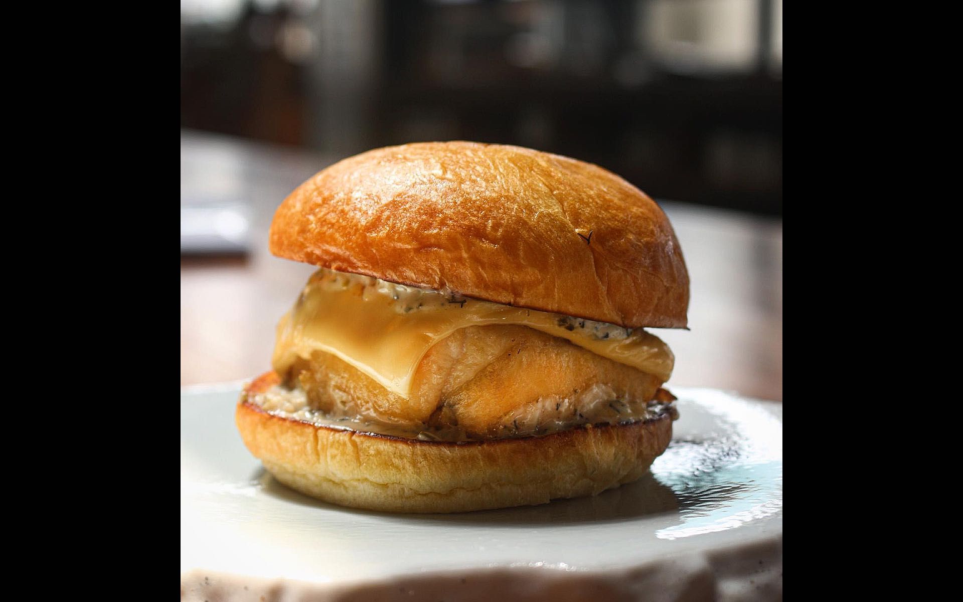 Cod Fish Burger by Communal Table by Gen