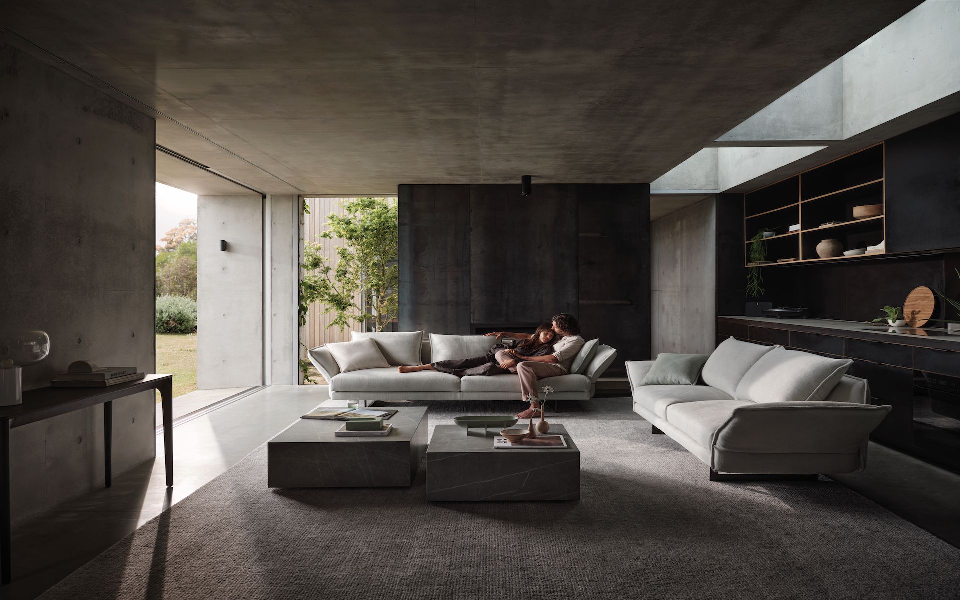 Renowned deisgner, Charles Wilson's Zaza sofa
