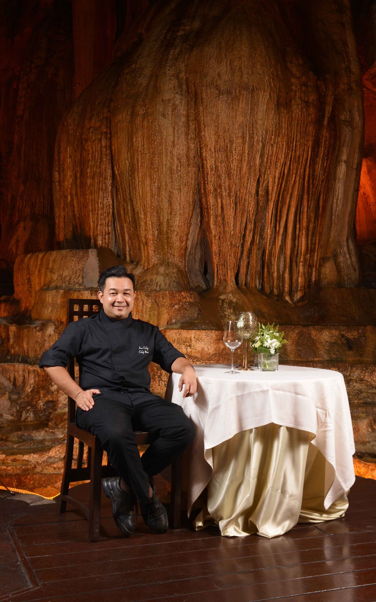 Lee Choon Boon, chef de cuisine at Jeff's Cellar, is on standby to welcome guests back to The Banjaran Hotsprings Retreat