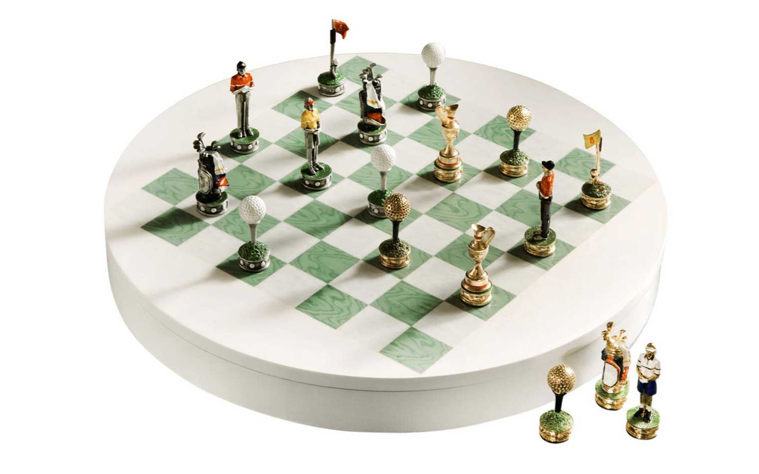 Agresti Golf-themed Chess Set