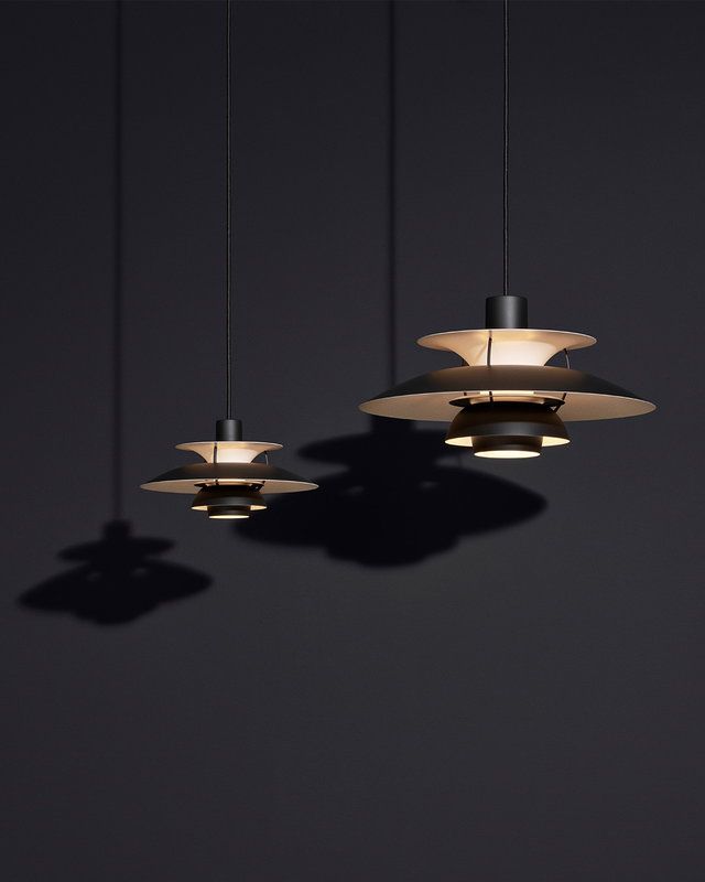 Louis Poulsen PH5 Monochrome suspension lamp from Studio 216