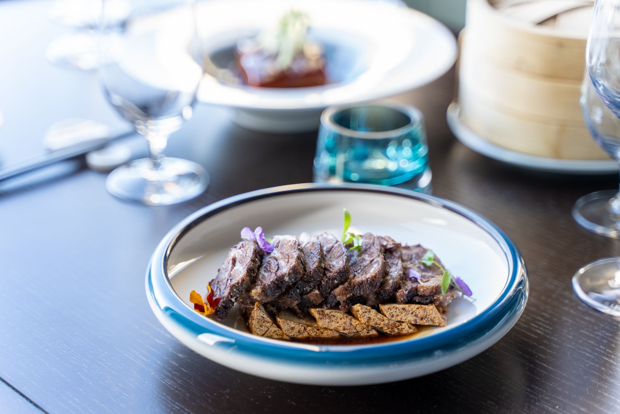 Empress By Boon's grilled rib eye with tofu in mala sauce (Photo: Empress By Boon)