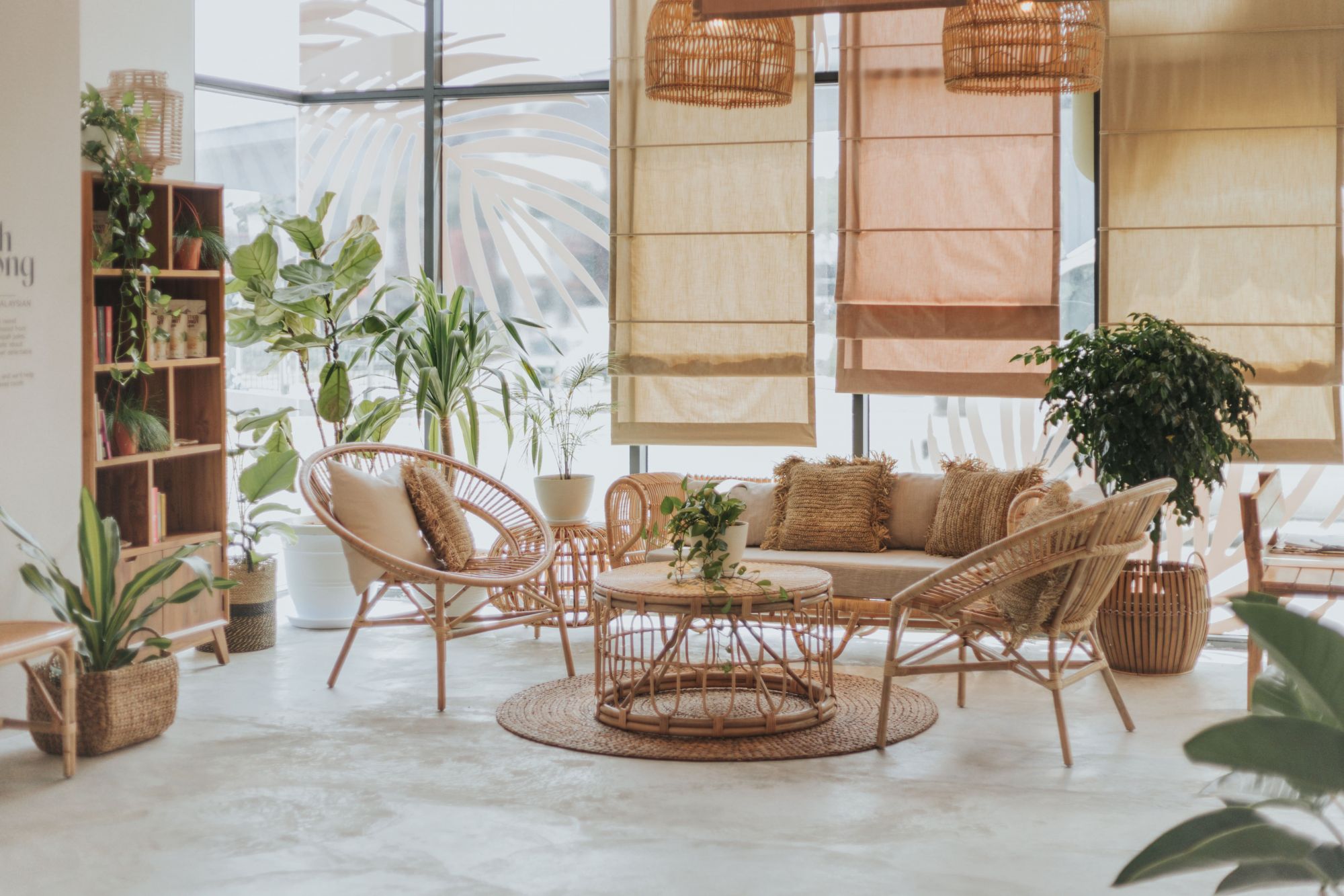 Oh Apong's decor is infused with pastel hues and touches of local culture