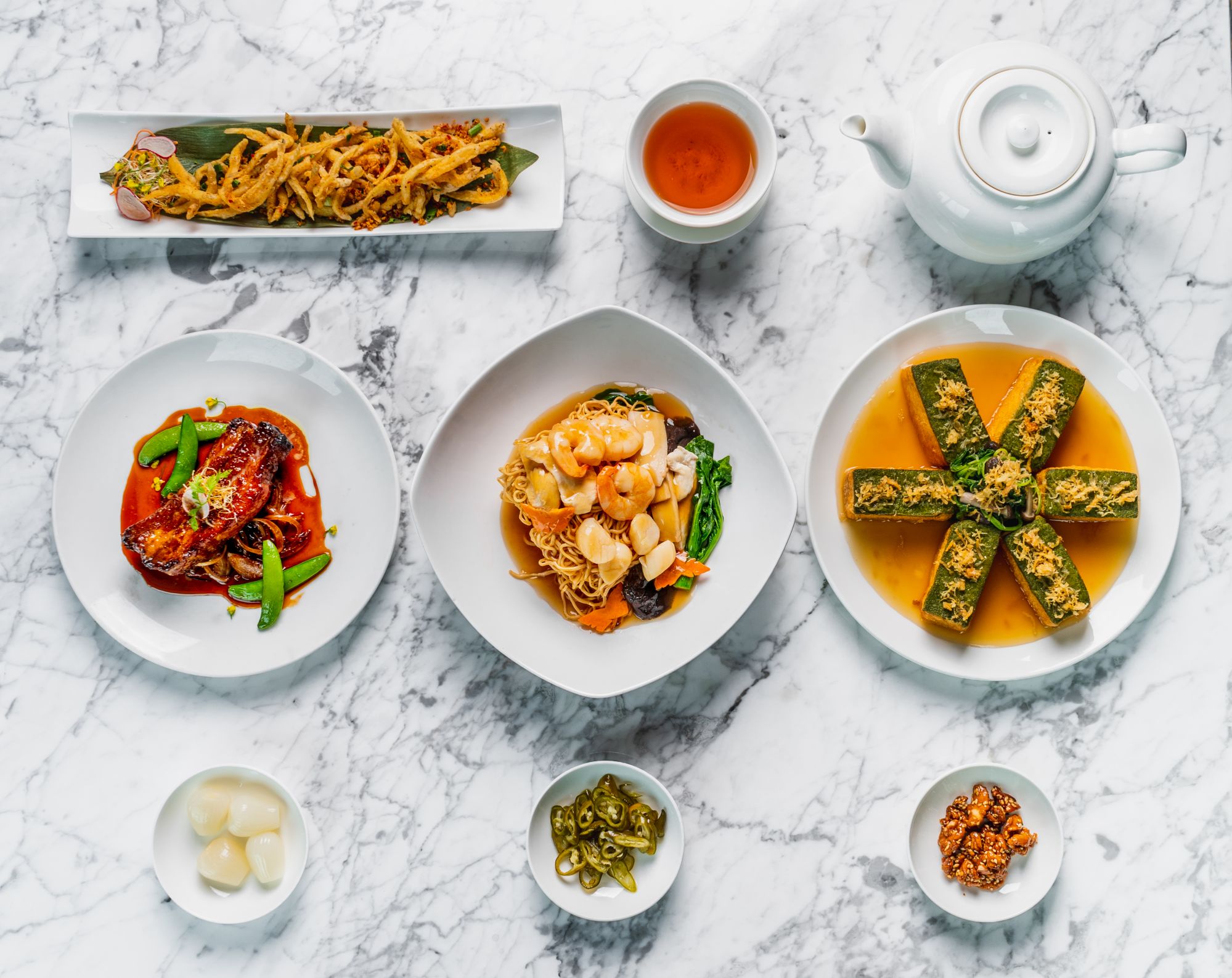 Some of the Chinese classic dishes available from Li Yen