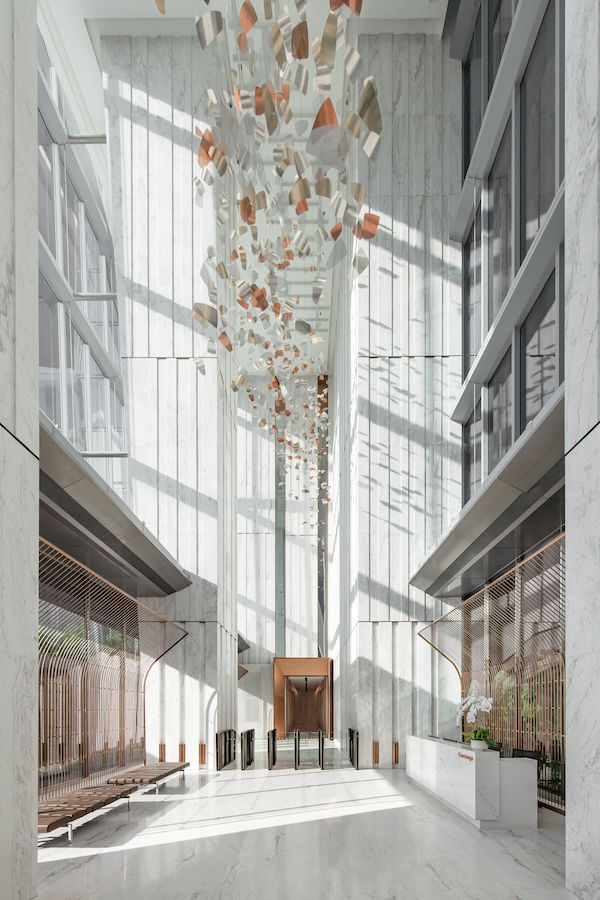 Majestic reception lobby at YTL Group’s new HQ. Photo: Courtesy of YTL Land