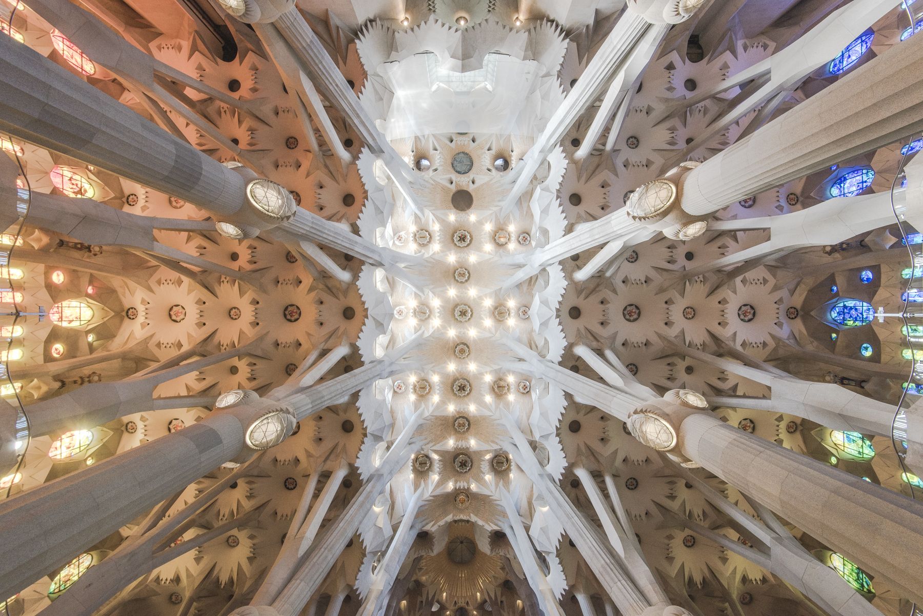 The nave of La Sagrada Familia