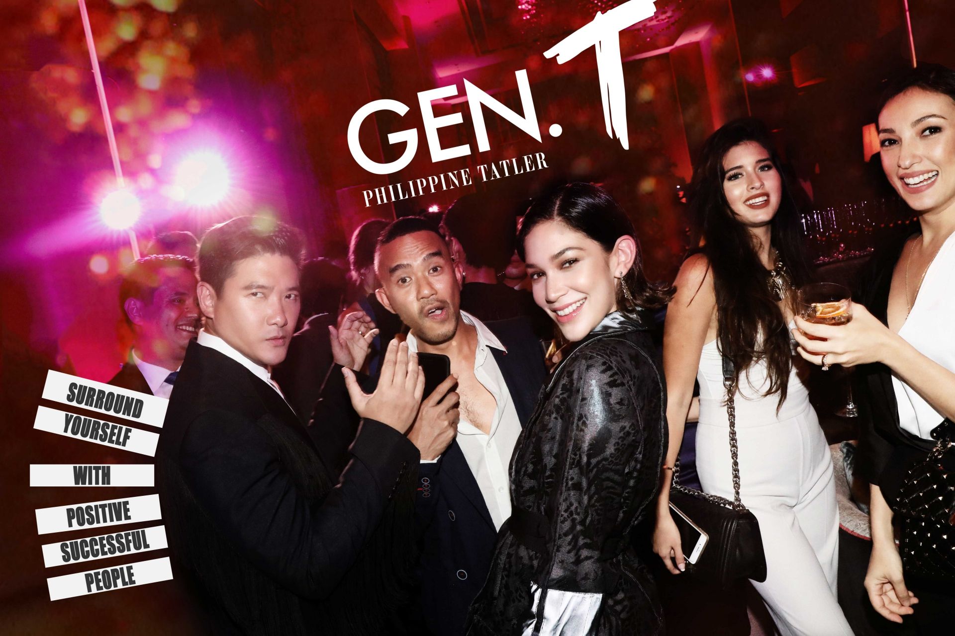 Tim Yap, Mark Nicdao, Jess Connelly, Josefina Bolzico and Solenn Heussaff