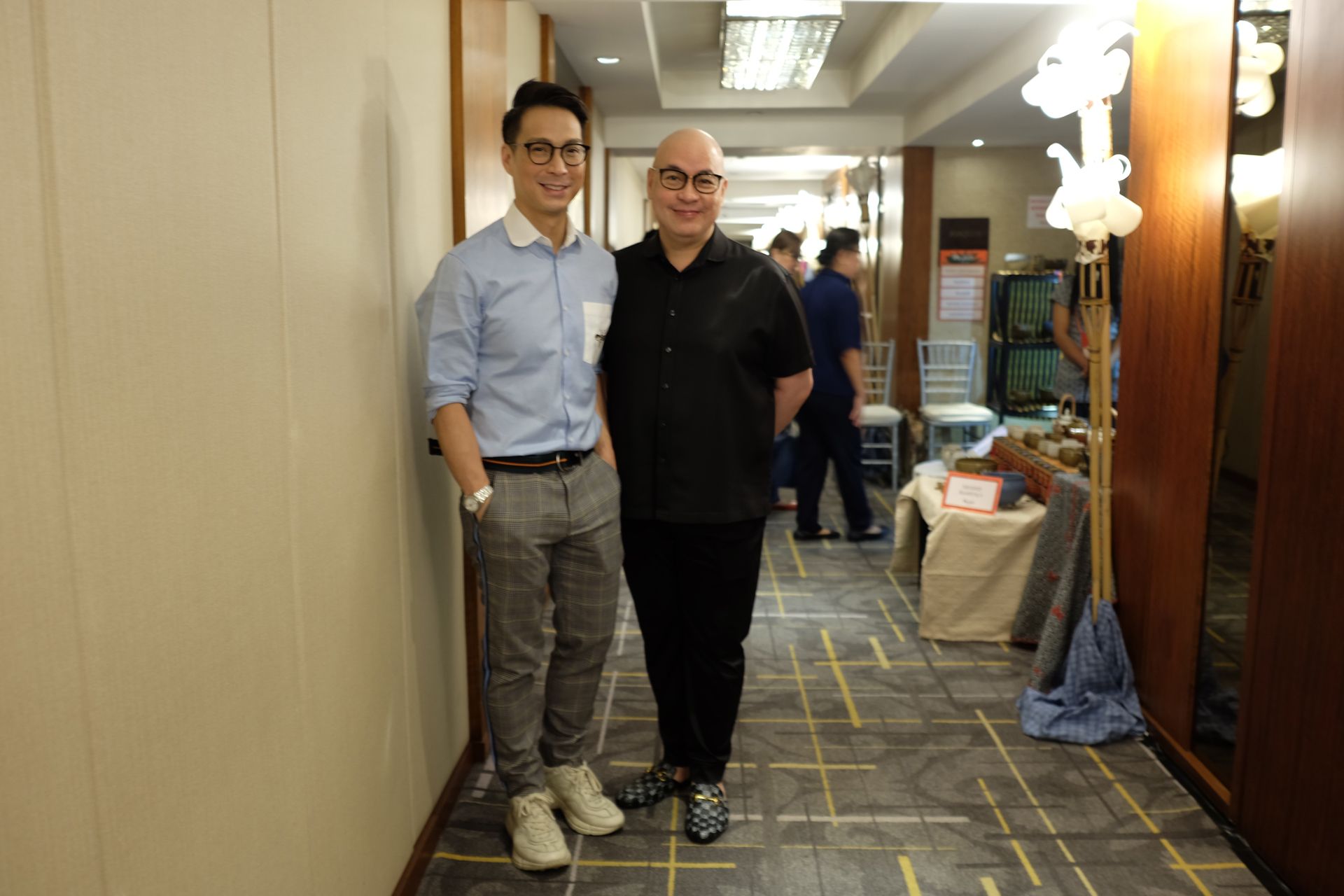 Designer Francis Libiran with Arsi Baltazar