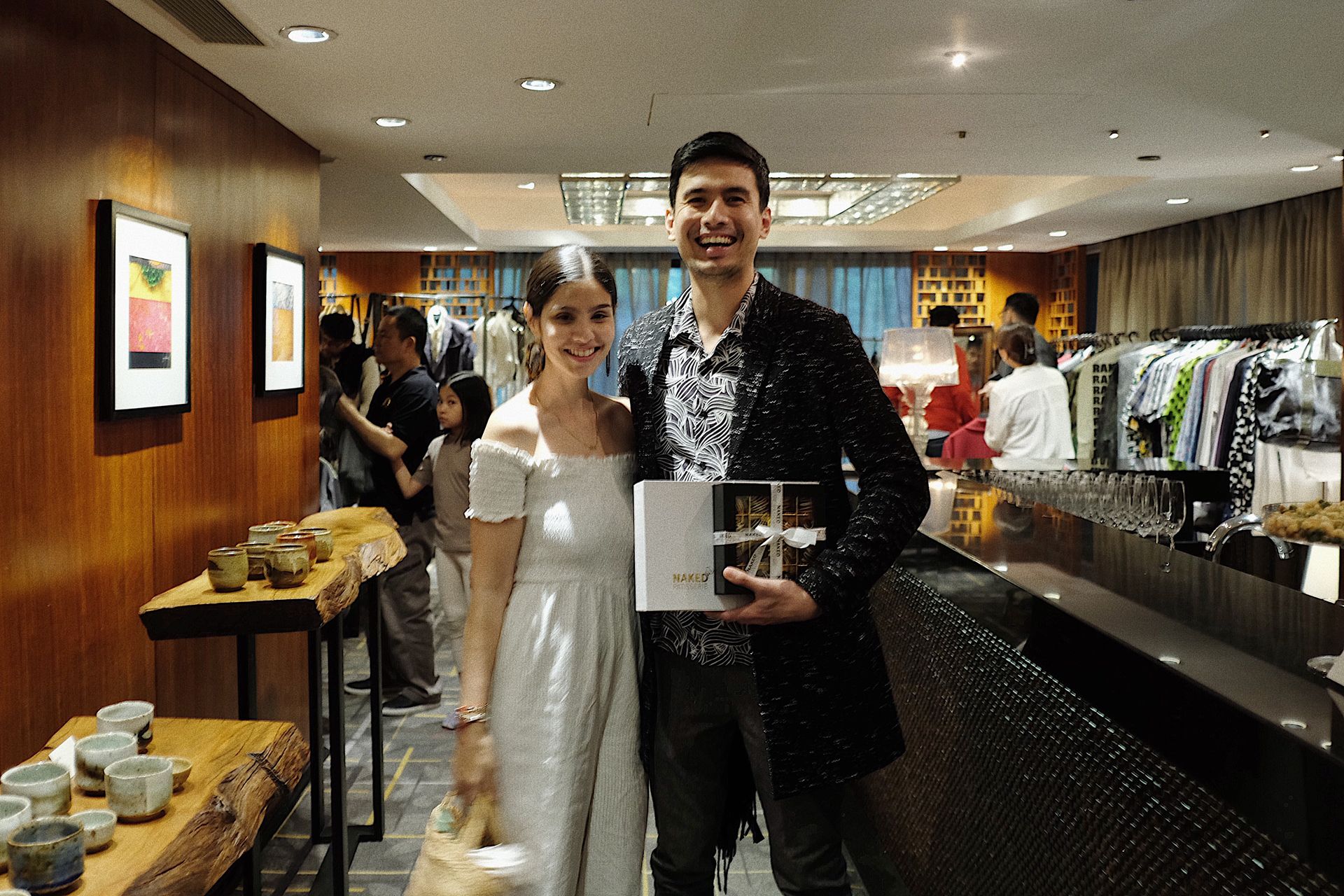 Singer-Actor Christian Bautista with fiancee Kat Ramnani