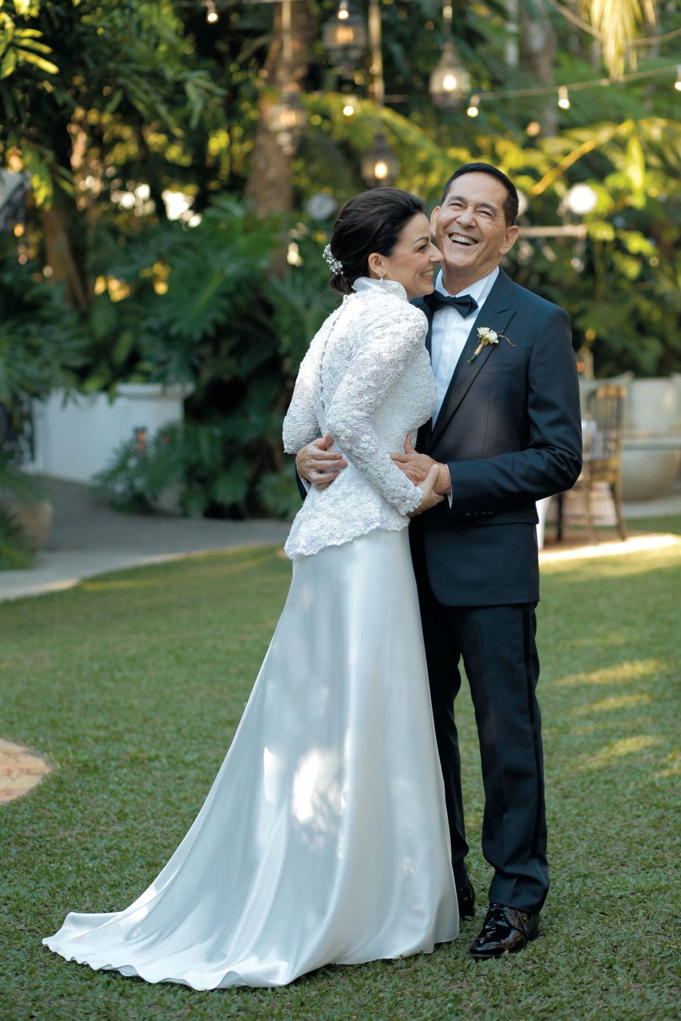 Newlyweds Nathalie and Atom Henares