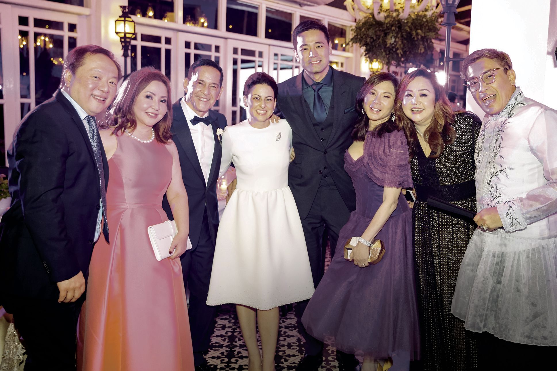 Philip and Small Laude, Atom Henares, Nathalie Küpfer, Hayden and Vicki Belo-Kho, Alice Eduardo