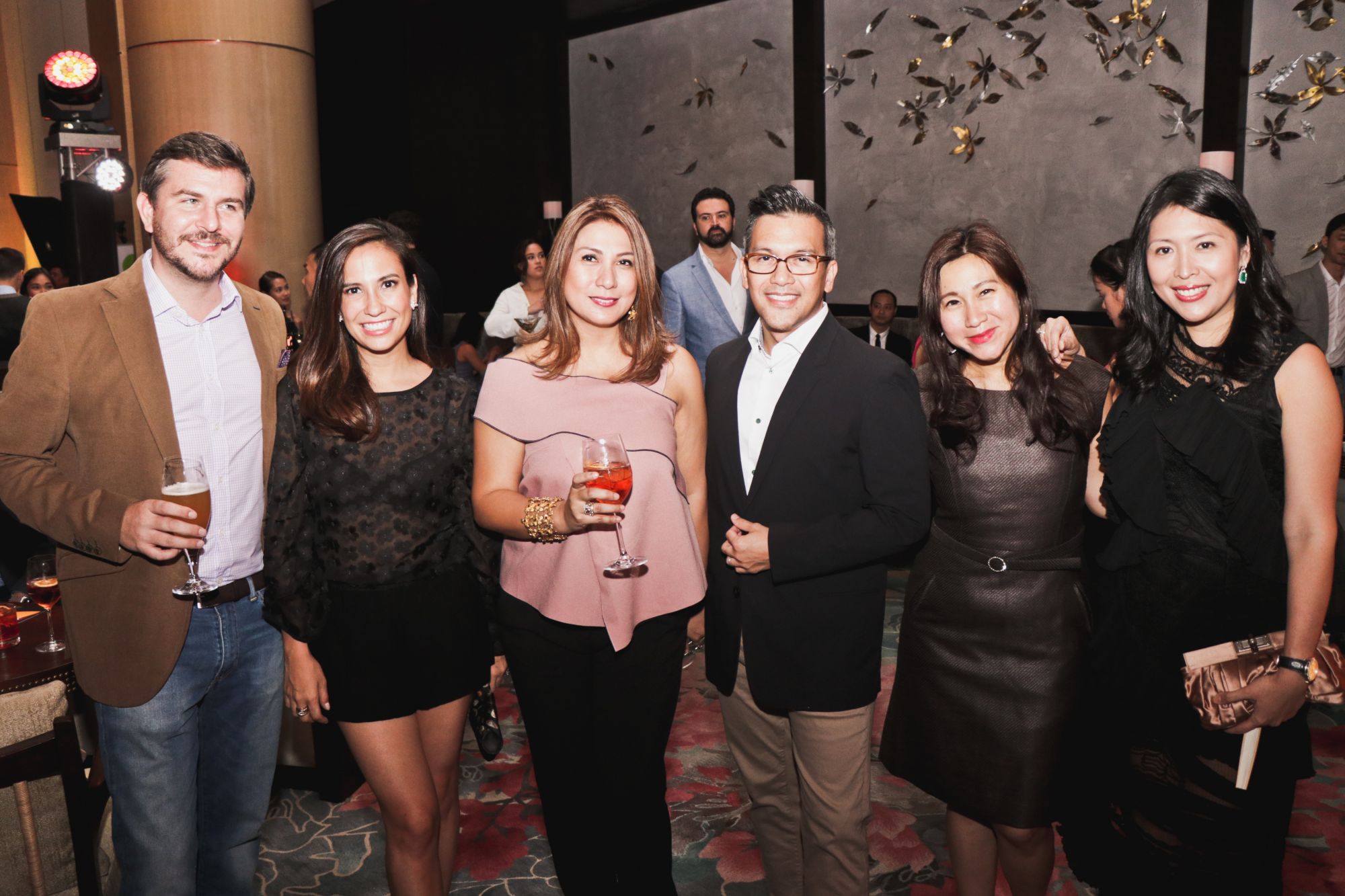 Jonathan and Stephanie Crespi, Julie Boshci, Franco Laurel, Marielle Po