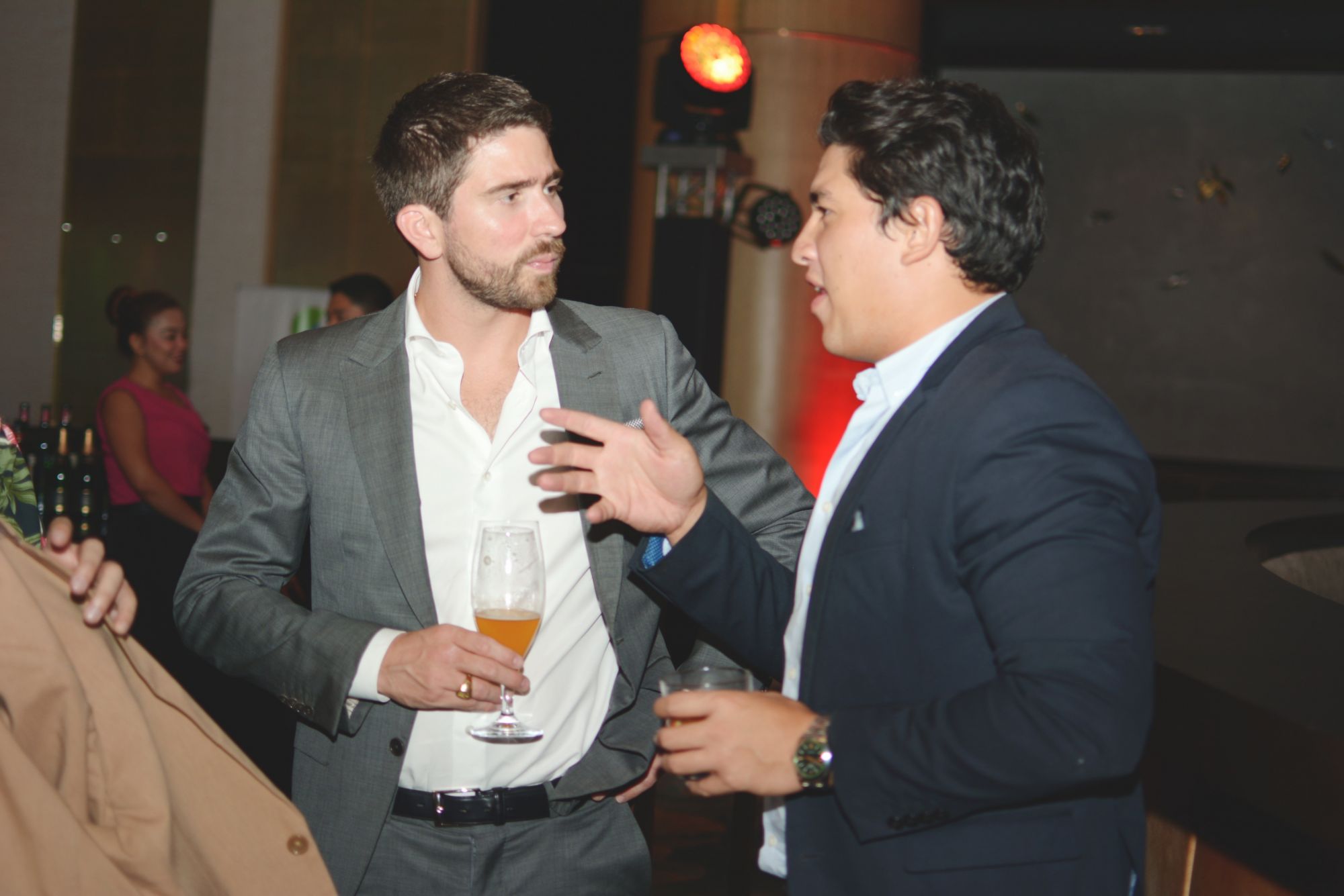 Eduardo Aboitiz and Matt Laurel