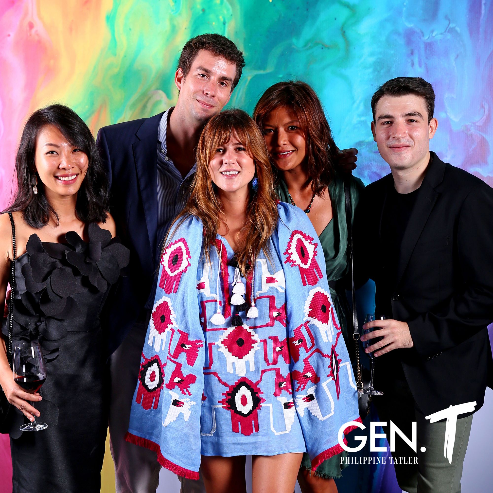 Andie Ngan, Mike Kerveillant, Paloma Urquijo Zobel, Ina Estacio, and Carlos Otermin