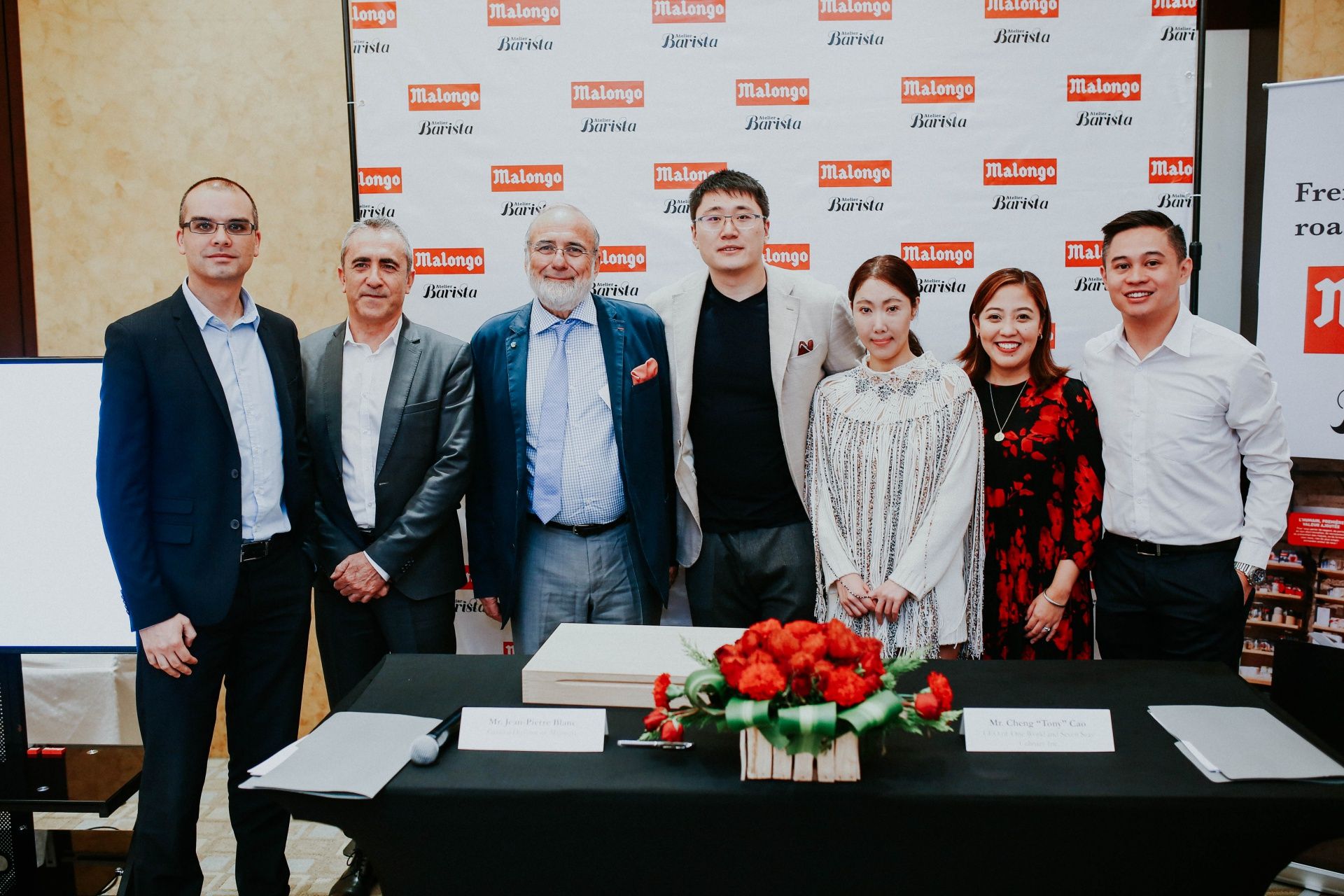 Frederic Hamon, Henri Rodriguez, Jean-Pierre Blanc, Tony Cao, Rumi Li, Sheila Parafina and Andrew Naval