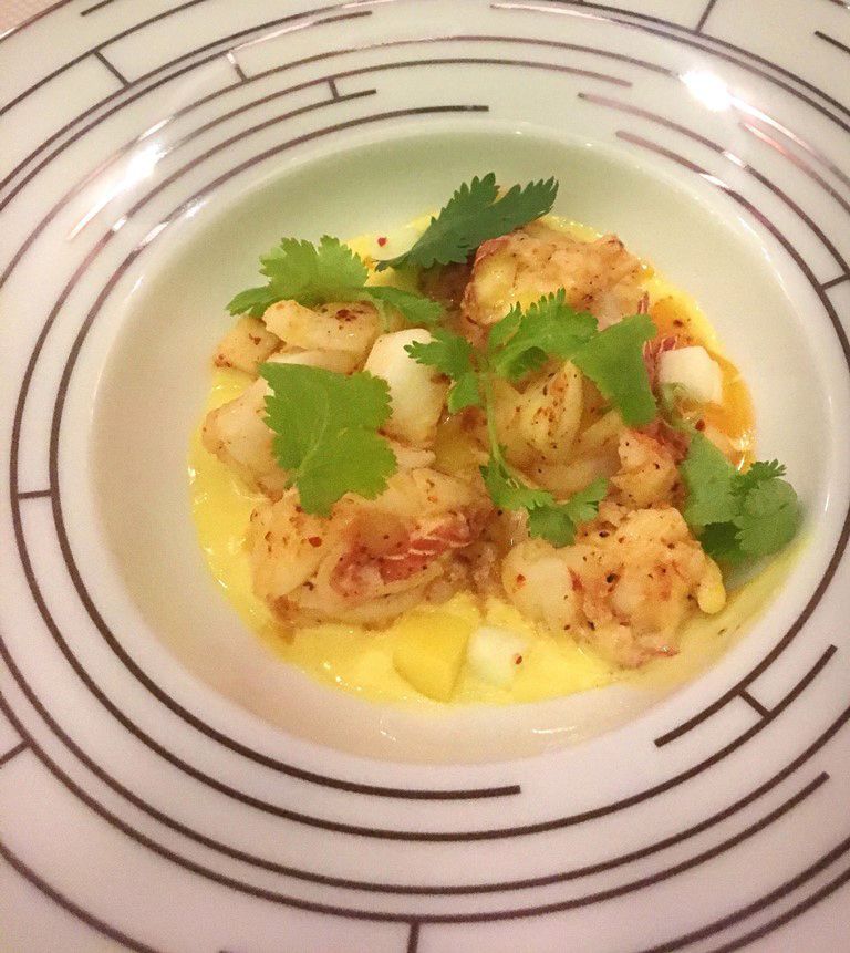 Lobster, Ginger, Espelette Pepper Bisque