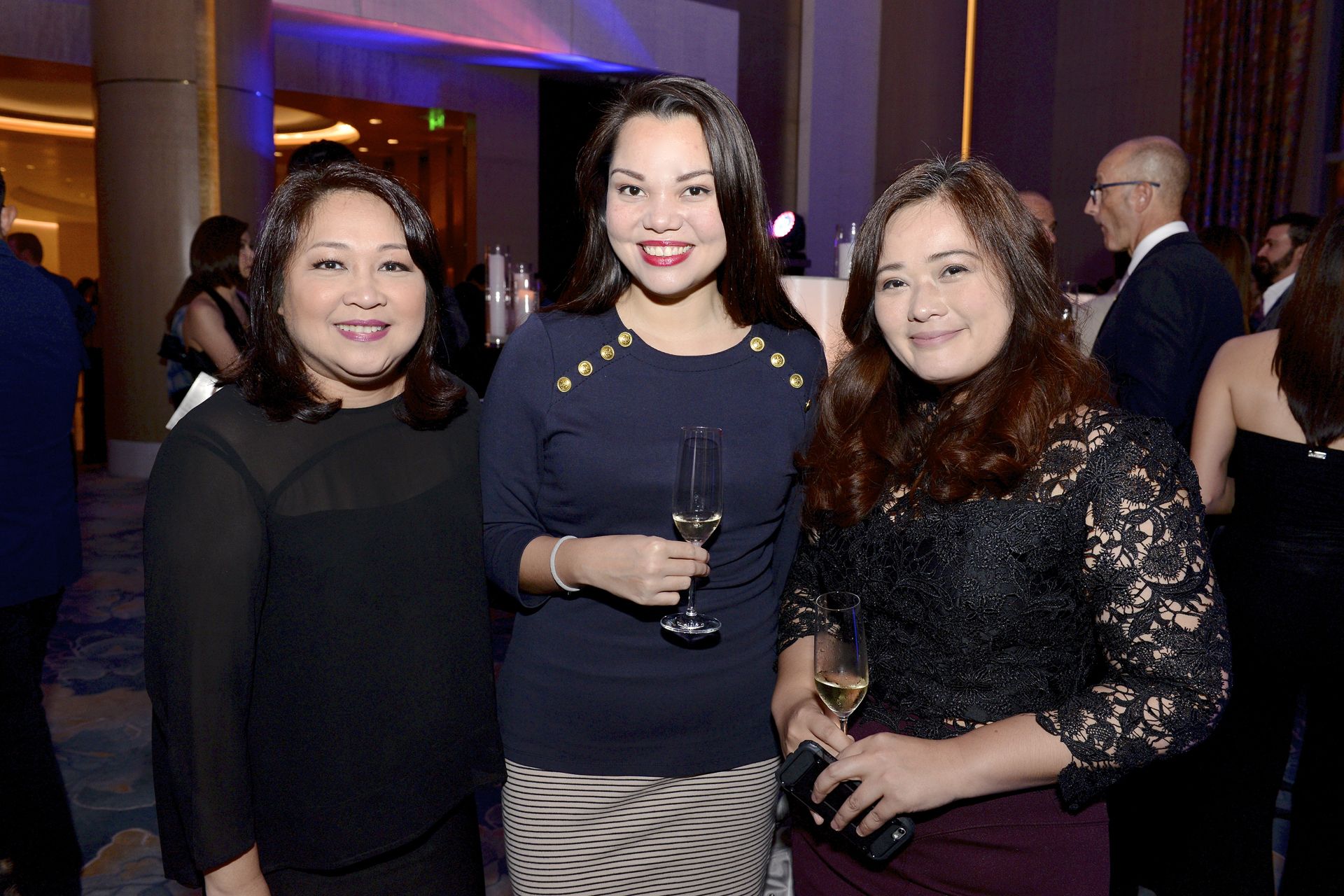 Olga Azaarcon, Jordyn HIll, and Angelina Legaspi
