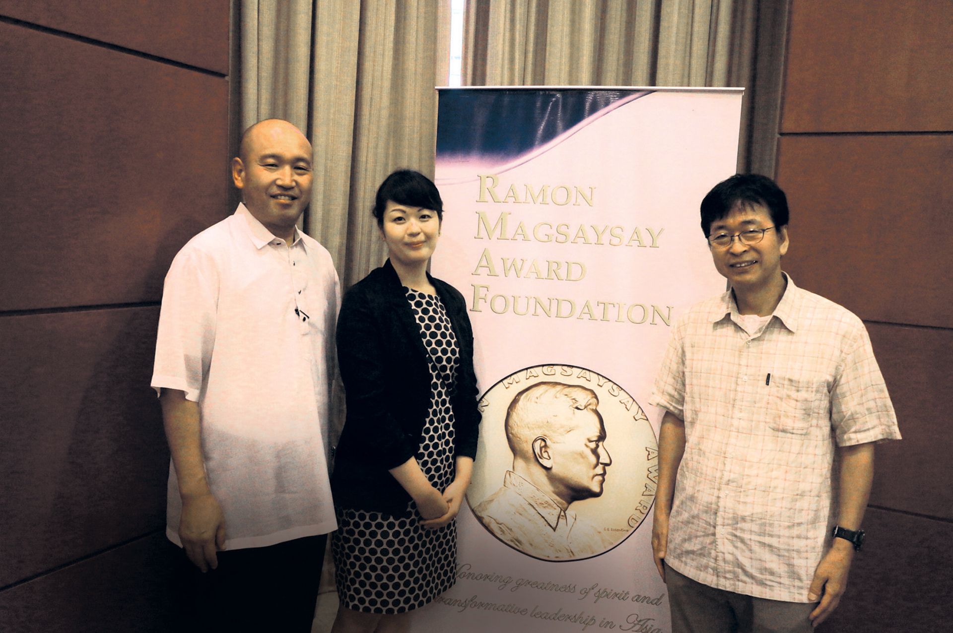 Representatives of the Japan Overseas Cooperation Volunteers