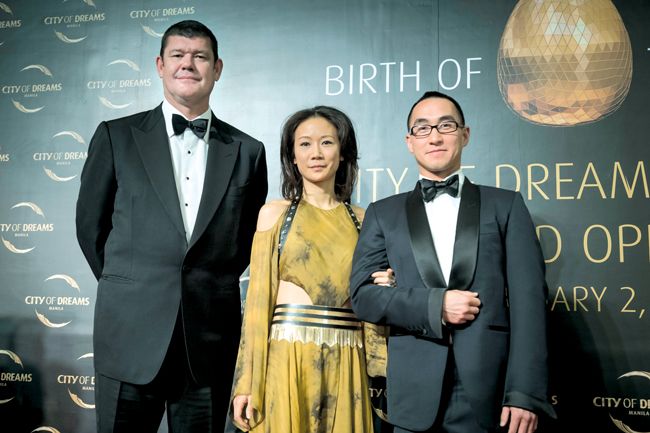 James Packer, Sharen and Lawrence Ho